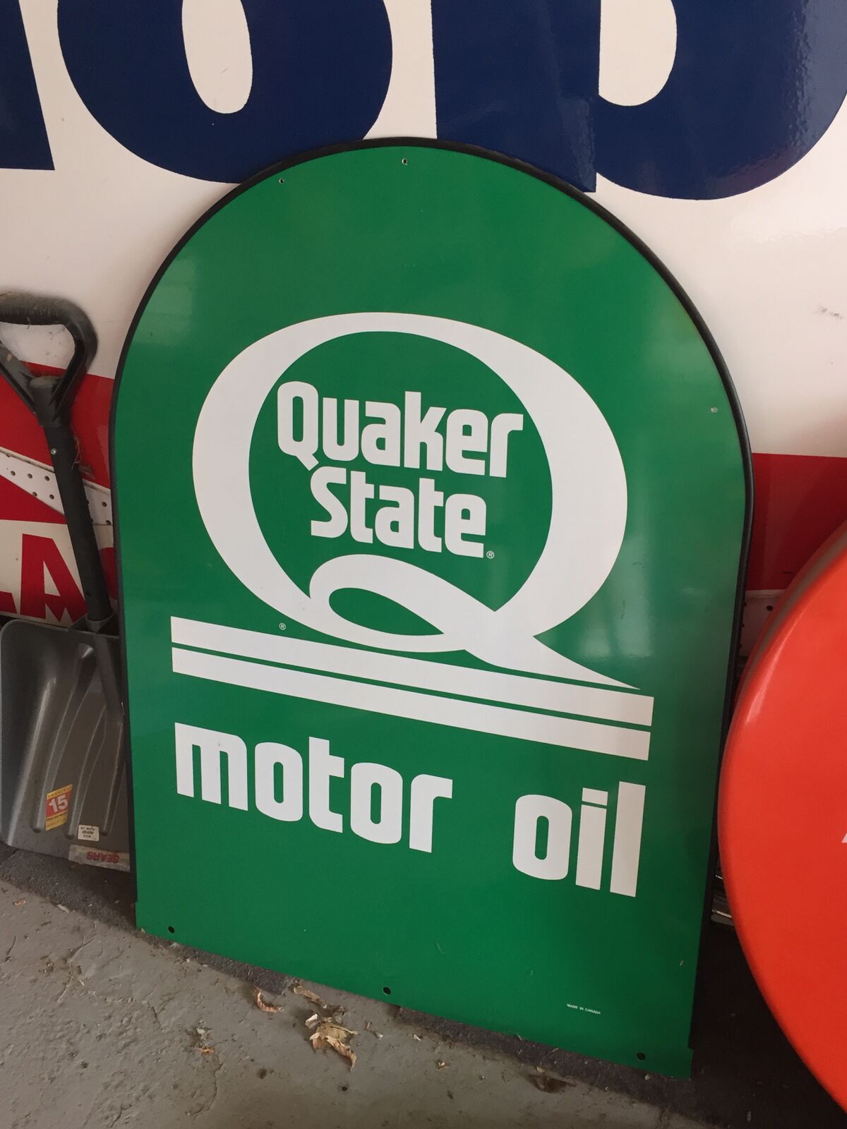Large Quaker State Sign