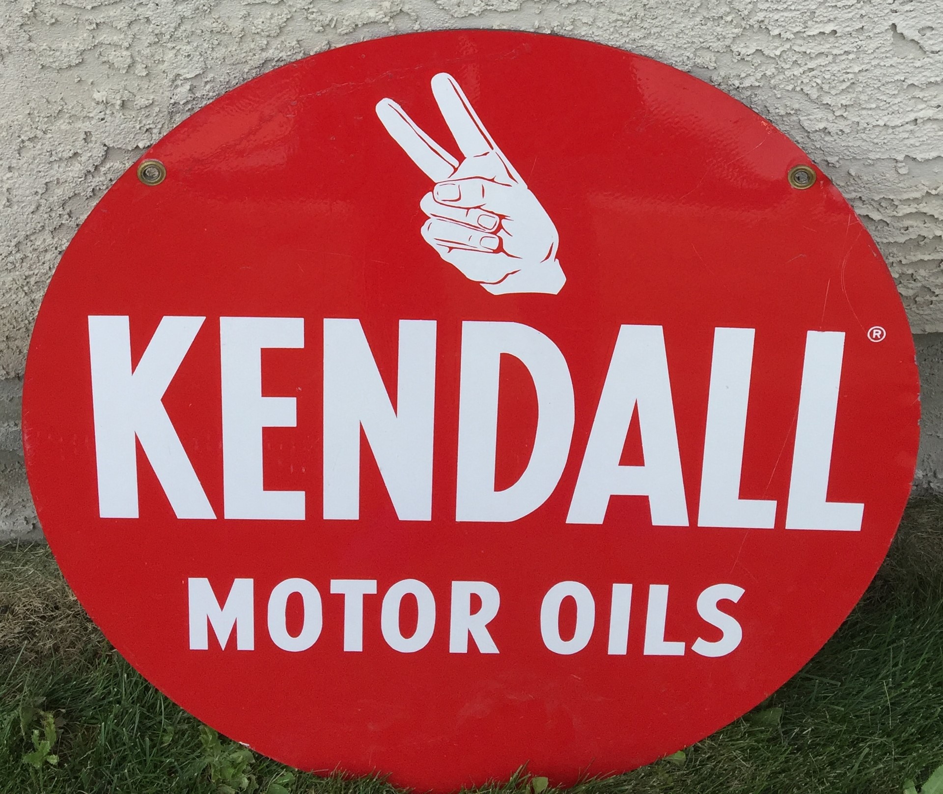 Kendall Metal Double-Sided Sign