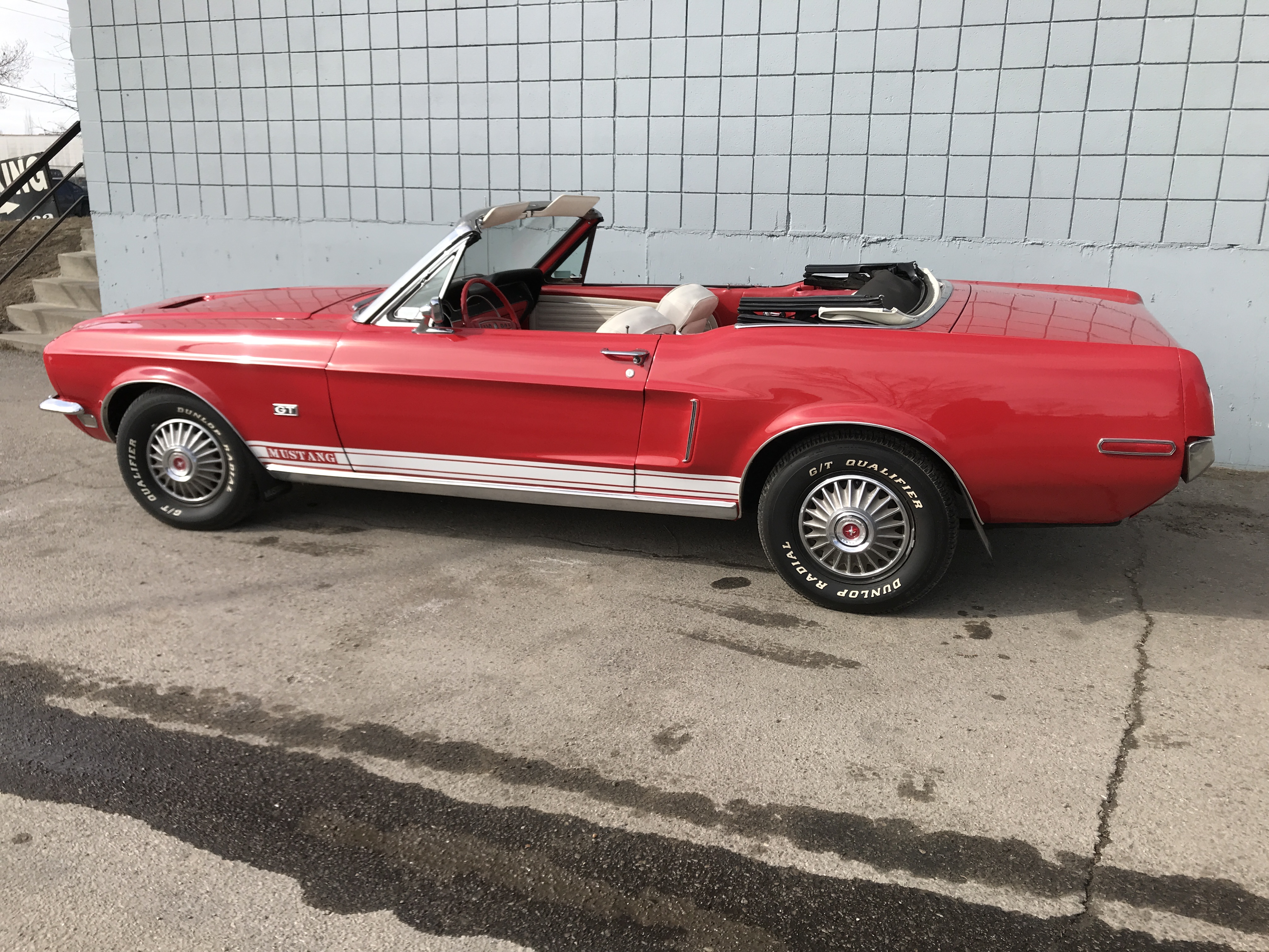 1968 Ford Mustang GT J Code Convertible