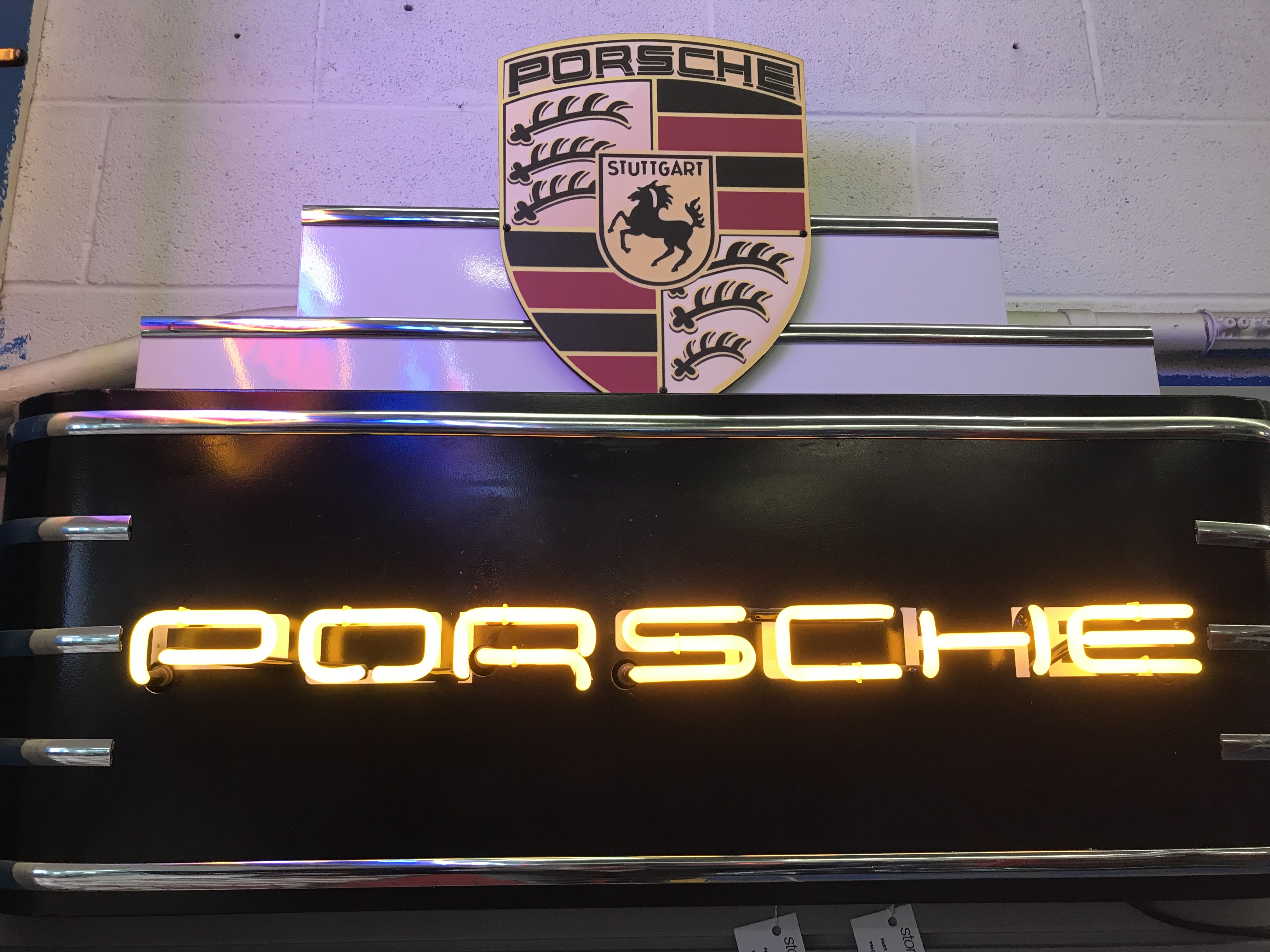 Porsche Neon Sign