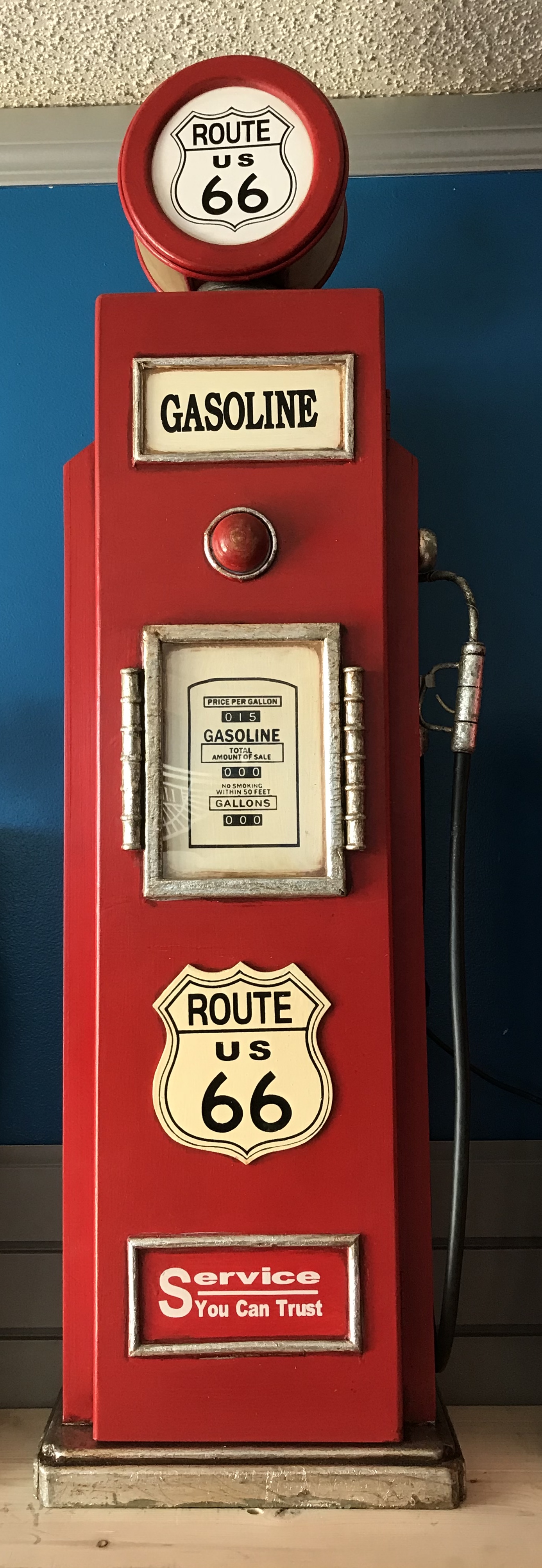 Route 66 Decorative Gas Pump