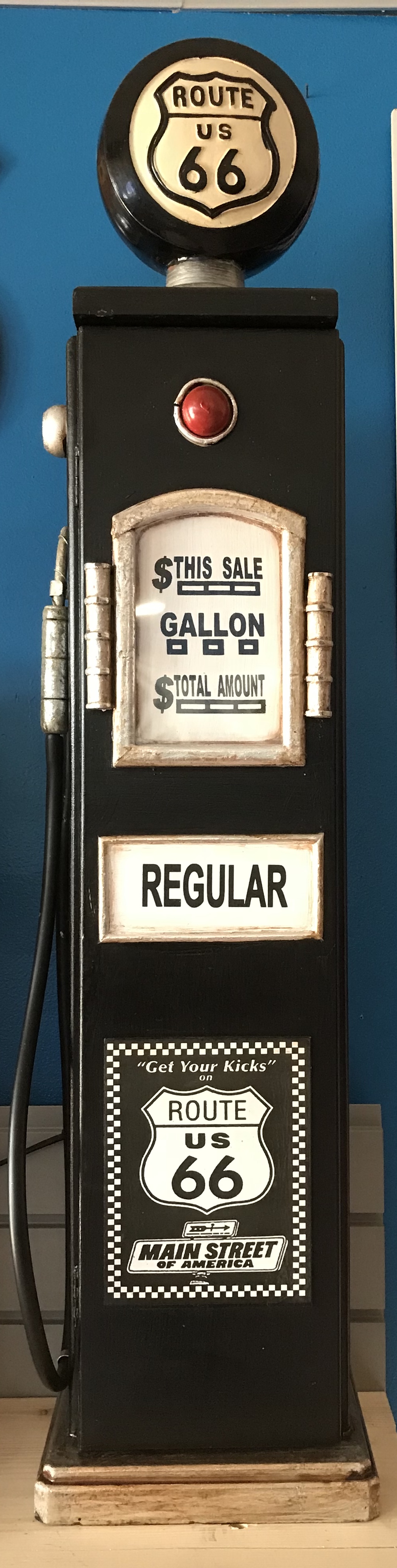 Black Decorative Gas Pump