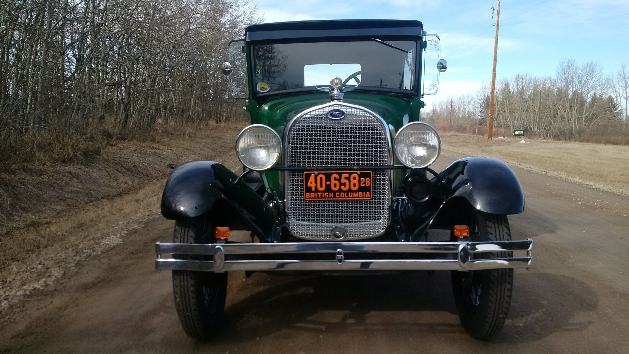 1928 Model A Tudor - Front View
