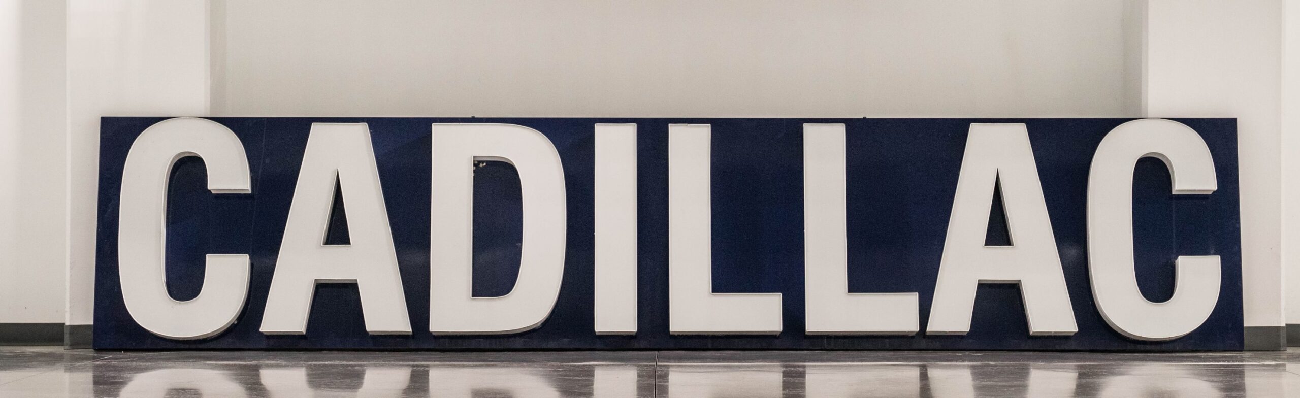 Original Cadillac Dealer Sign