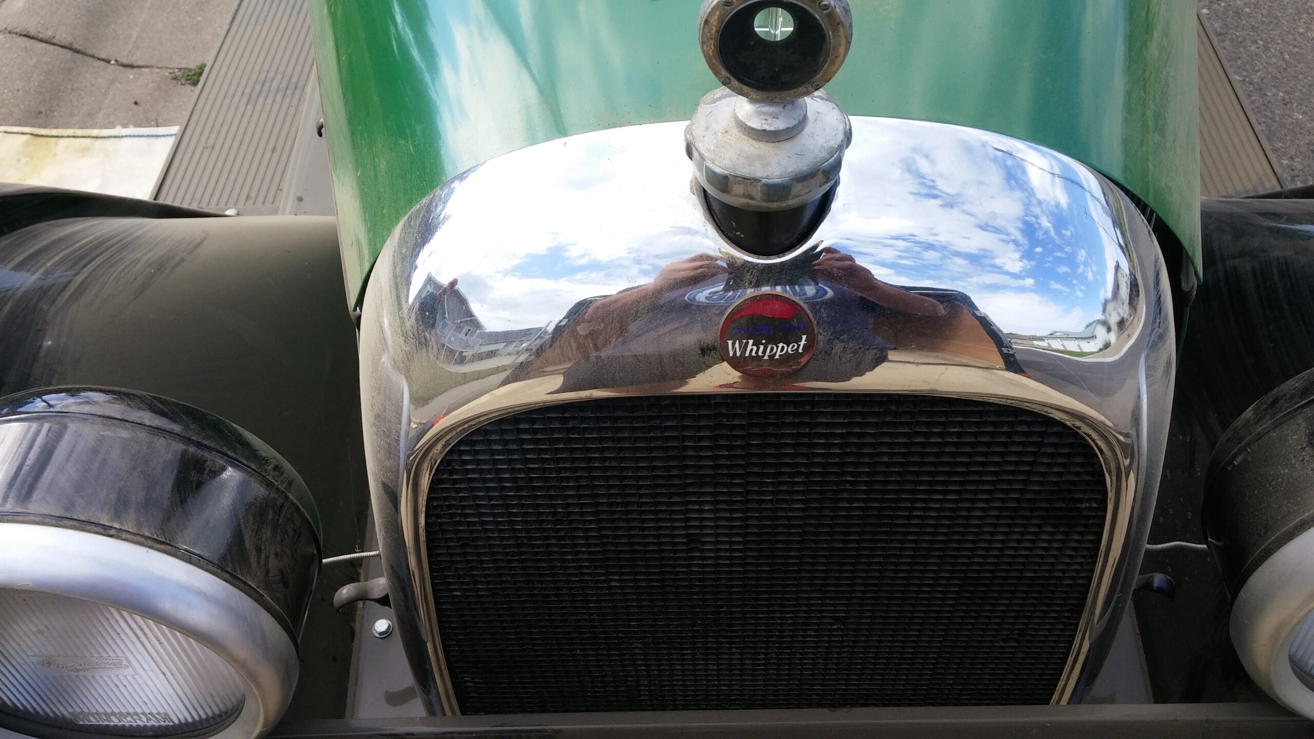 Front View with Whippet Sign